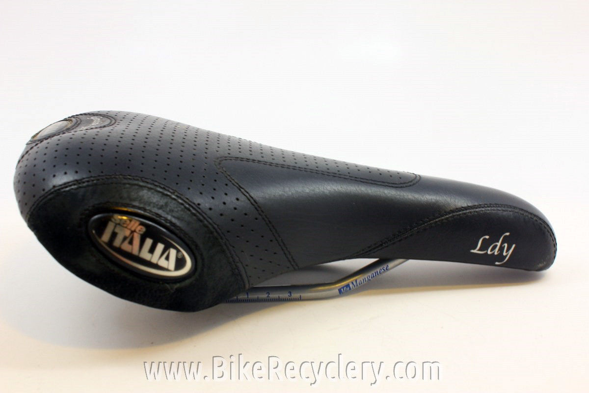 Selle Italia Ldy Genuine Gel Women's Specific Saddle: Black