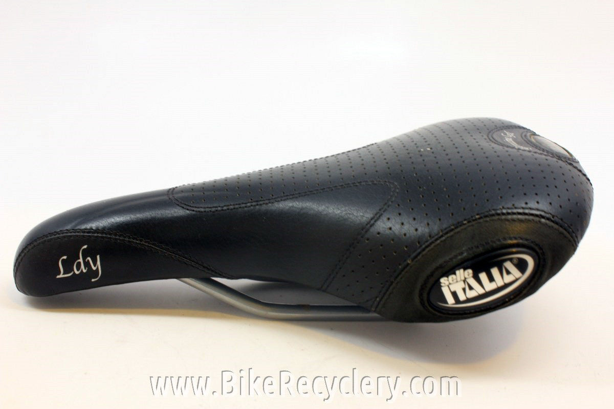 Selle Italia Ldy Genuine Gel Women's Specific Saddle: Black