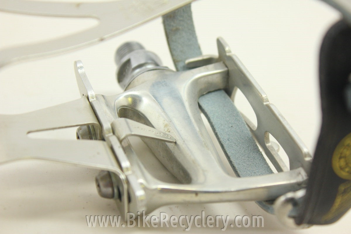 Campagnolo Croce d' Aune Pedals, Clips, Ale Straps: EXC
