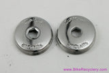 NOS Suntour Superbe Pro Crank Dust Caps: Chrome - 1980's / 1990's - Cyclone - Sprint - XC Pro - BMX