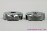 NOS Suntour Superbe Pro Crank Dust Caps: Chrome - 1980's / 1990's - Cyclone - Sprint - XC Pro - BMX