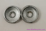 NOS Chrome Crank Dust Caps: 5mm Key (Pair)