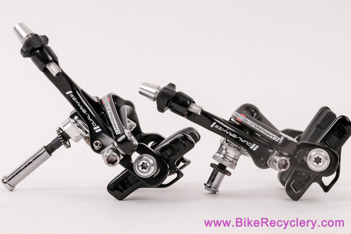 Campagnolo Record-D 10 Skeleton Differential Brakeset: Single / Dual Pivot - Black (MINT <20 Miles)