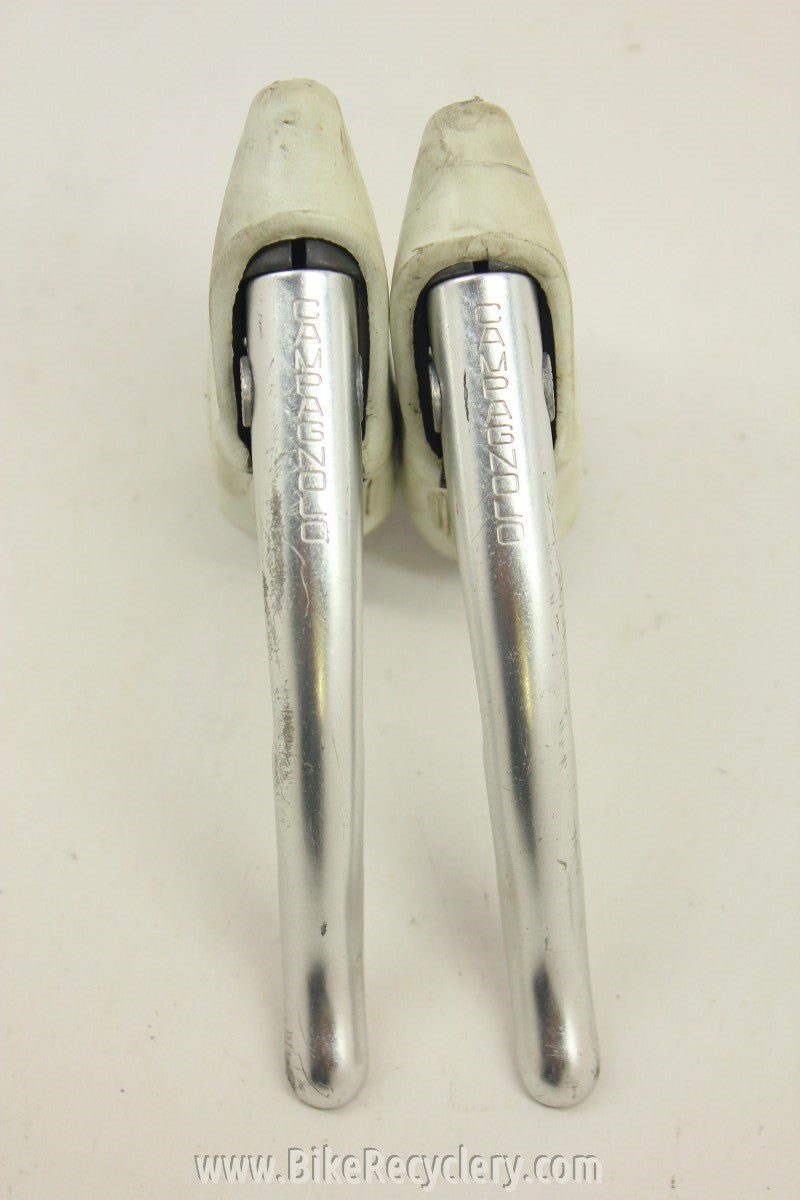 Campagnolo Gran Sport Brake Levers: White Shield Hoods