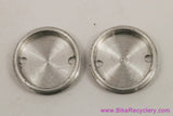 NOS Specialties TA 2-Pin Crank Dust Caps: Chrome - 22.81mm - Zephyr & Modern Production Pro 5 Vis