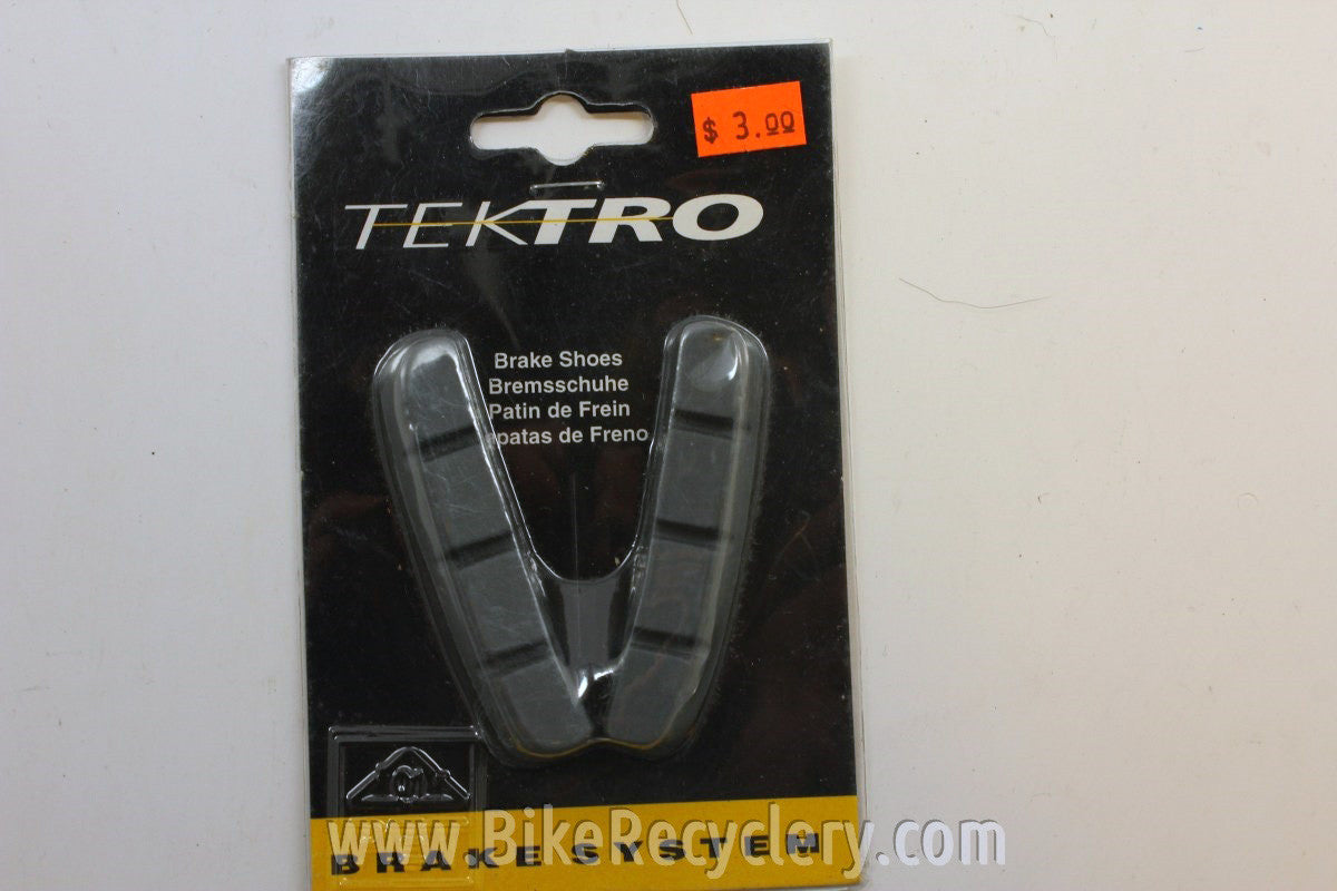 Vintage Tektro Cantilever Brake Pad Inserts: Shimano XTR, XT, LX, STX-RC, DX 68mm Cartridge (1 pair)