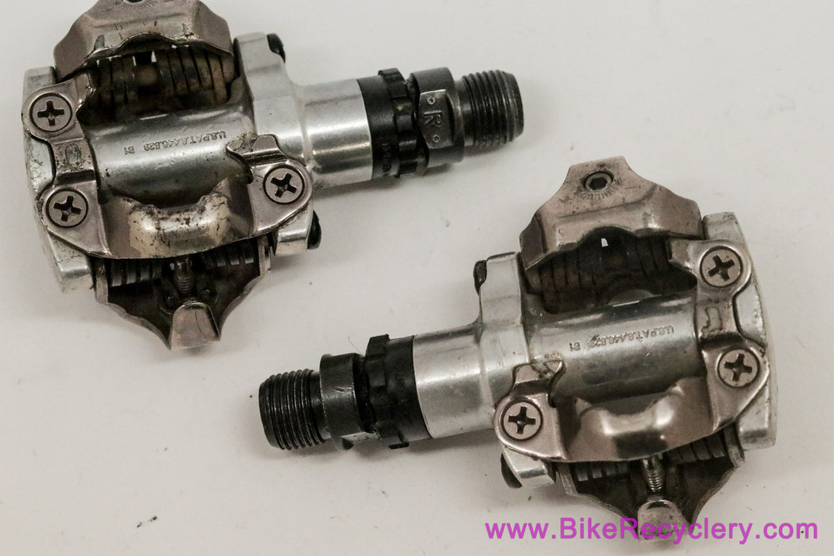 Shimano SPD Clipless Pedals: PD-M520 - Silver (EXC+)
