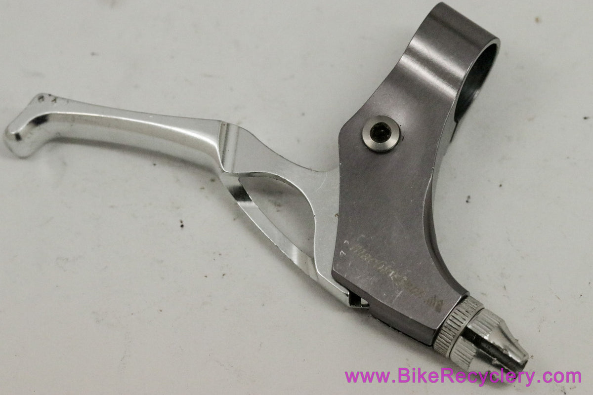 Machine Tech Zero Flex QL Right/Rear Brake Lever: Vintage 1990's Cantilever - Silver