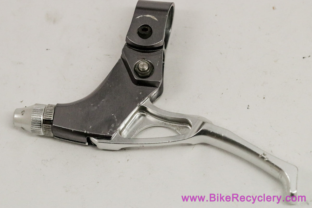 Machine Tech Zero Flex QL Right/Rear Brake Lever: Vintage 1990's Cantilever - Silver