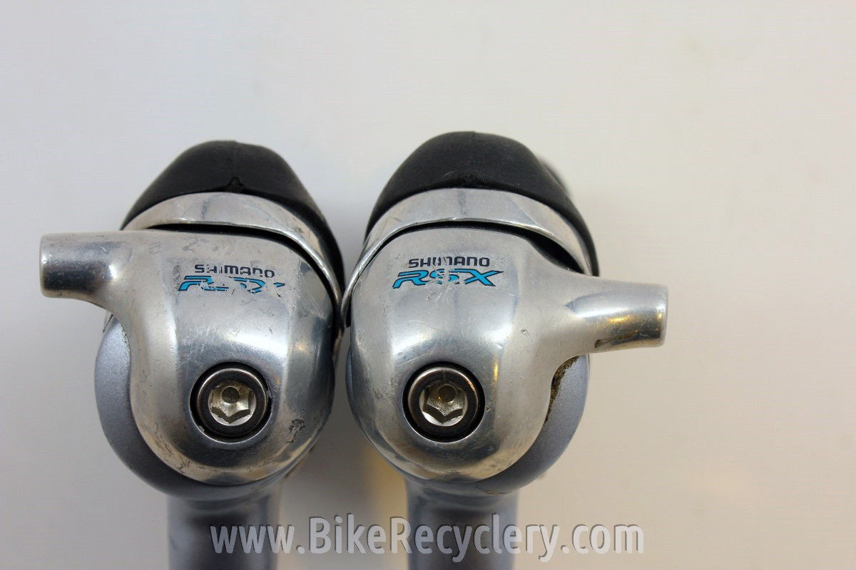 Shimano RSX 5/6/7 Speed STI Shifters: Triple, ST-A410