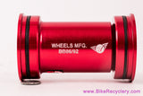 Wheels Manufacturing BB86/92-AC Angular Contact BB for 24mm - Red (New Take-Off)