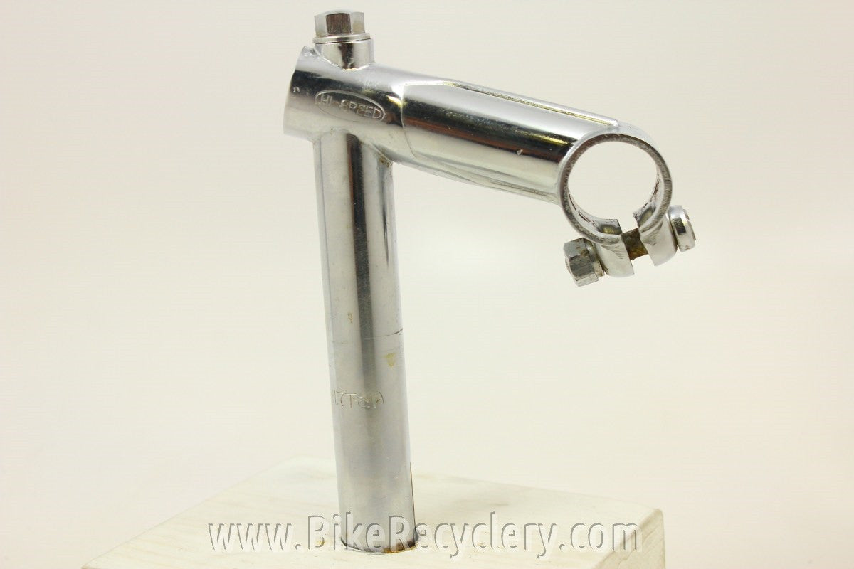 Bridgestone Hi-Speed Lugged Quill Stem: 80mm x 26mm, Polished, Unique