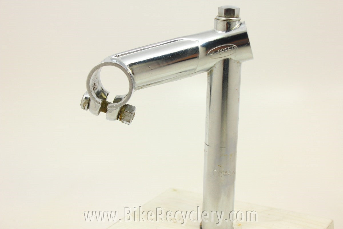 Bridgestone Hi-Speed Lugged Quill Stem: 80mm x 26mm, Polished, Unique