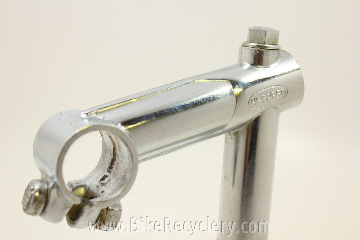 Bridgestone Hi-Speed Lugged Quill Stem: 80mm x 26mm, Polished, Unique