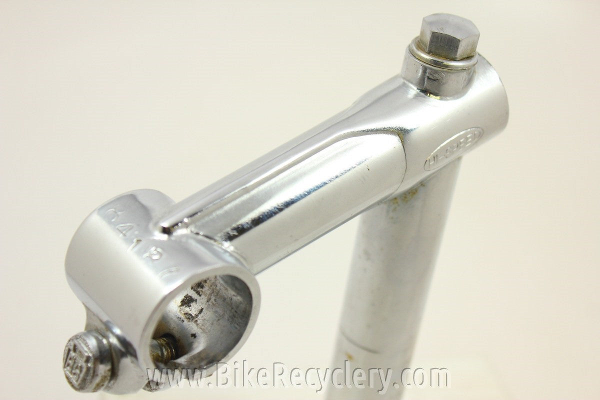 Bridgestone Hi-Speed Lugged Quill Stem: 80mm x 26mm, Polished, Unique