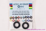 Vintage Barrel Adjuster O-Rings: Black - Campagnolo / Suntour / Dura Ace (Sold in Pairs)