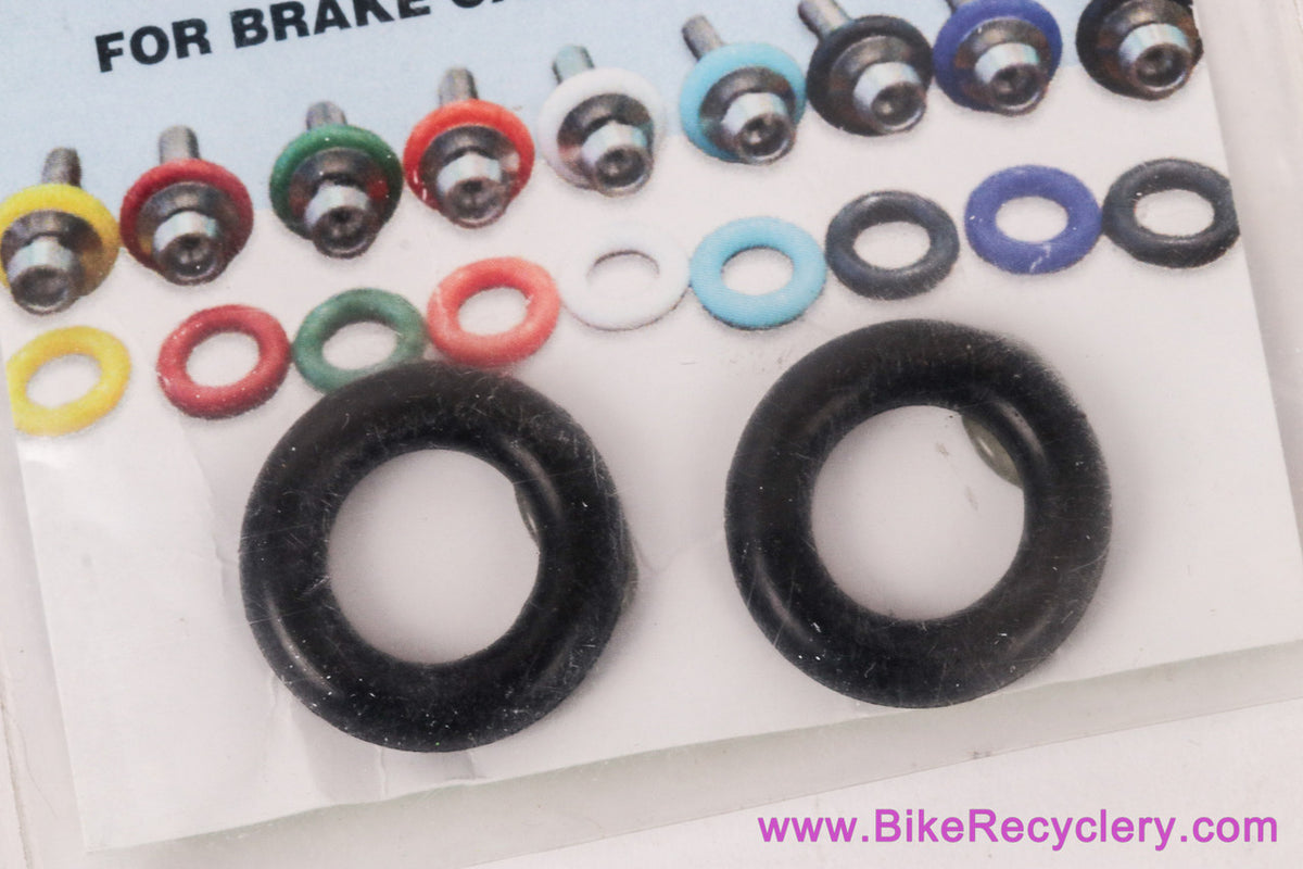 Vintage Barrel Adjuster O-Rings: Black - Campagnolo / Suntour / Dura Ace (Sold in Pairs)