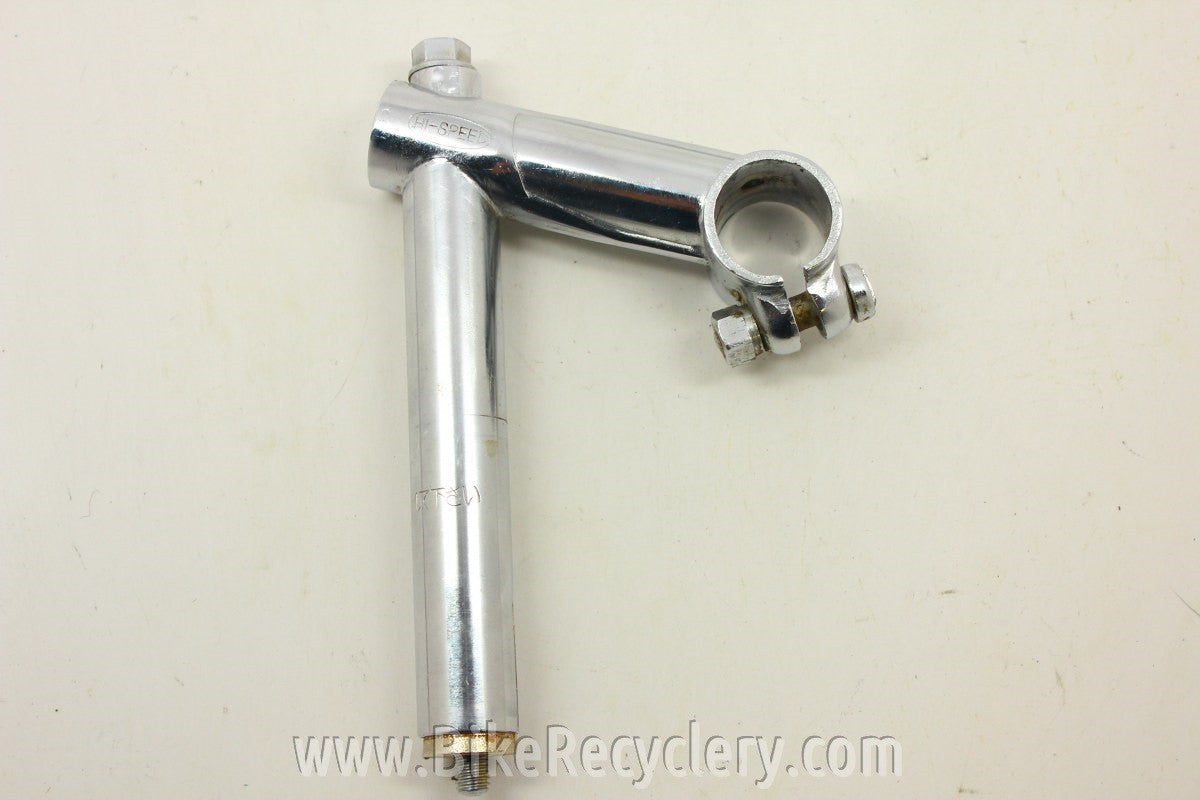 Bridgestone Hi-Speed Lugged Quill Stem: 80mm x 26mm, Polished, Unique