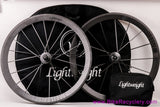 Lightweight Meilenstein Obermayer 24 E Schwarz Clincher Wheelset - CeramicSpeed - Campagnolo (NEW)