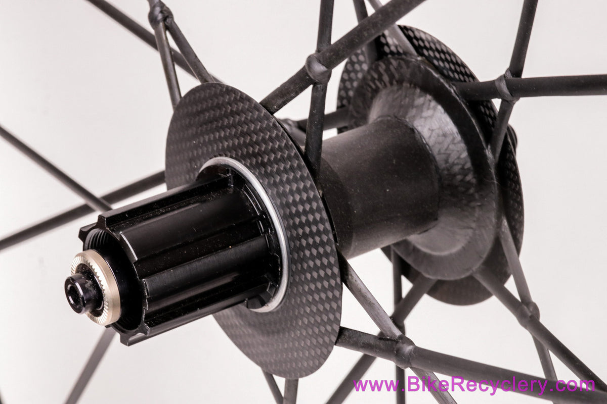Lightweight Meilenstein Obermayer 24 E Schwarz Clincher Wheelset - CeramicSpeed - Campagnolo (NEW)