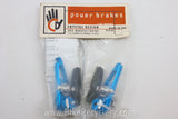 NOS/NIB Crystal Design Power Brakes Set: Blue Anodized