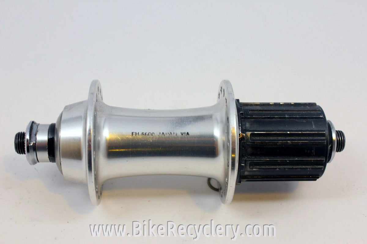 Shimano Ultegra Rear Hub: FH-6600, 32H, 8/9/10/11 Speed, Silver