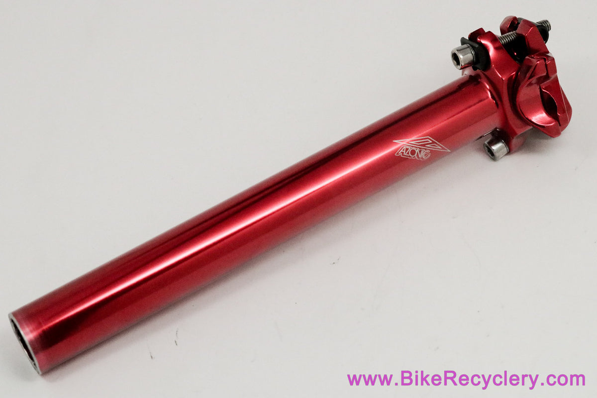 Azonic Pin It Seatpost: 27.2mm x 240mm - Red Ano (NEW)