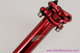 Azonic Pin It Seatpost: 27.2mm x 240mm - Red Ano (NEW)