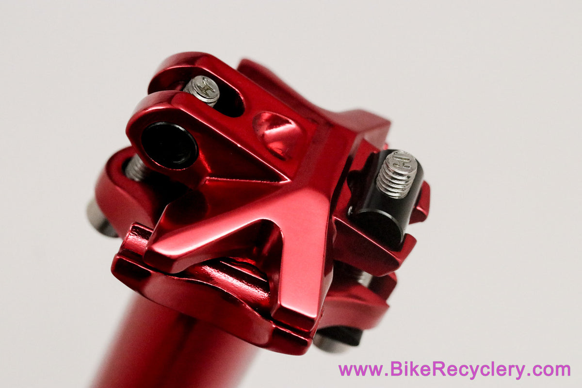 Azonic Pin It Seatpost: 27.2mm x 240mm - Red Ano (NEW)