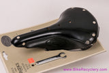 Brooks Flyer Leather Saddle: Springs - Black (NEW)