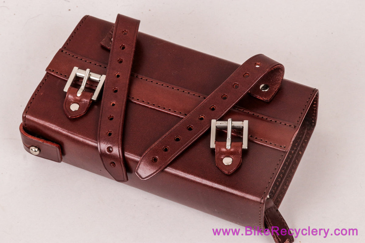 Brooks D-Shaped Saddle Bag: Antique Brown (NEW)