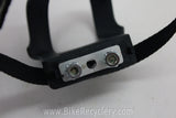 Wellgo Toe Clips & Straps: Black NEW