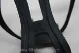 Wellgo Toe Clips & Straps: Black NEW