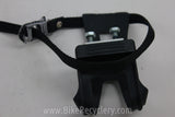 Wellgo Toe Clips & Straps: Black NEW
