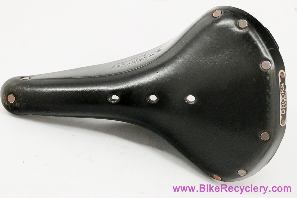 Brooks B17 Leather Saddle: Vintage 1980's Champion Standard - Black (Near Mint)