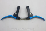 Prototype Machining Joe's Brake Levers: Black / Blue Anodized 1990's CNC