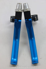 Prototype Machining Joe's Brake Levers: Black / Blue Anodized 1990's CNC