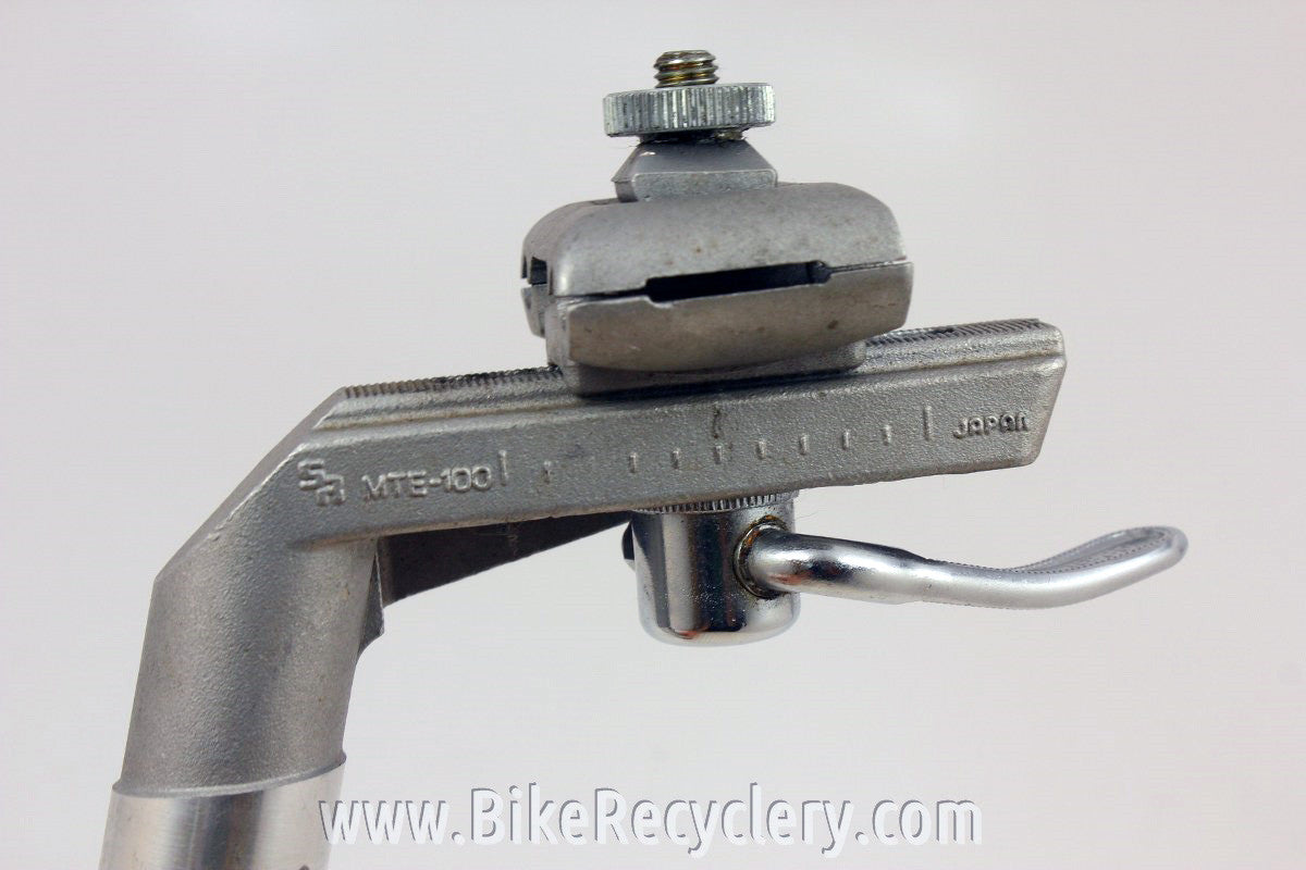 SR MTE-100 Setback-Adjustable Seatpost: Fluted, 1980's Vintage, 26.6mm