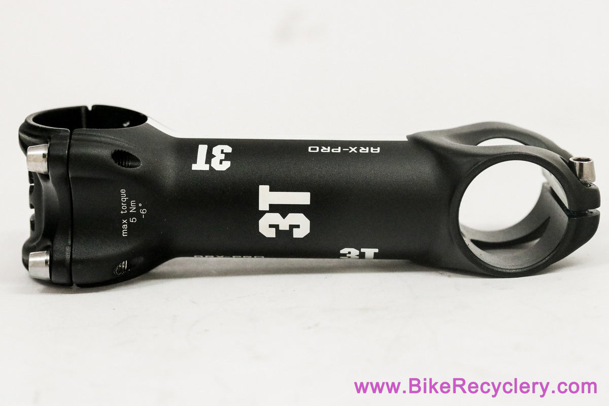3T ARX-Pro Threadless Stem: 110mm x 31.8mm - 6D - Black (Near Mint+ LOW Miles)