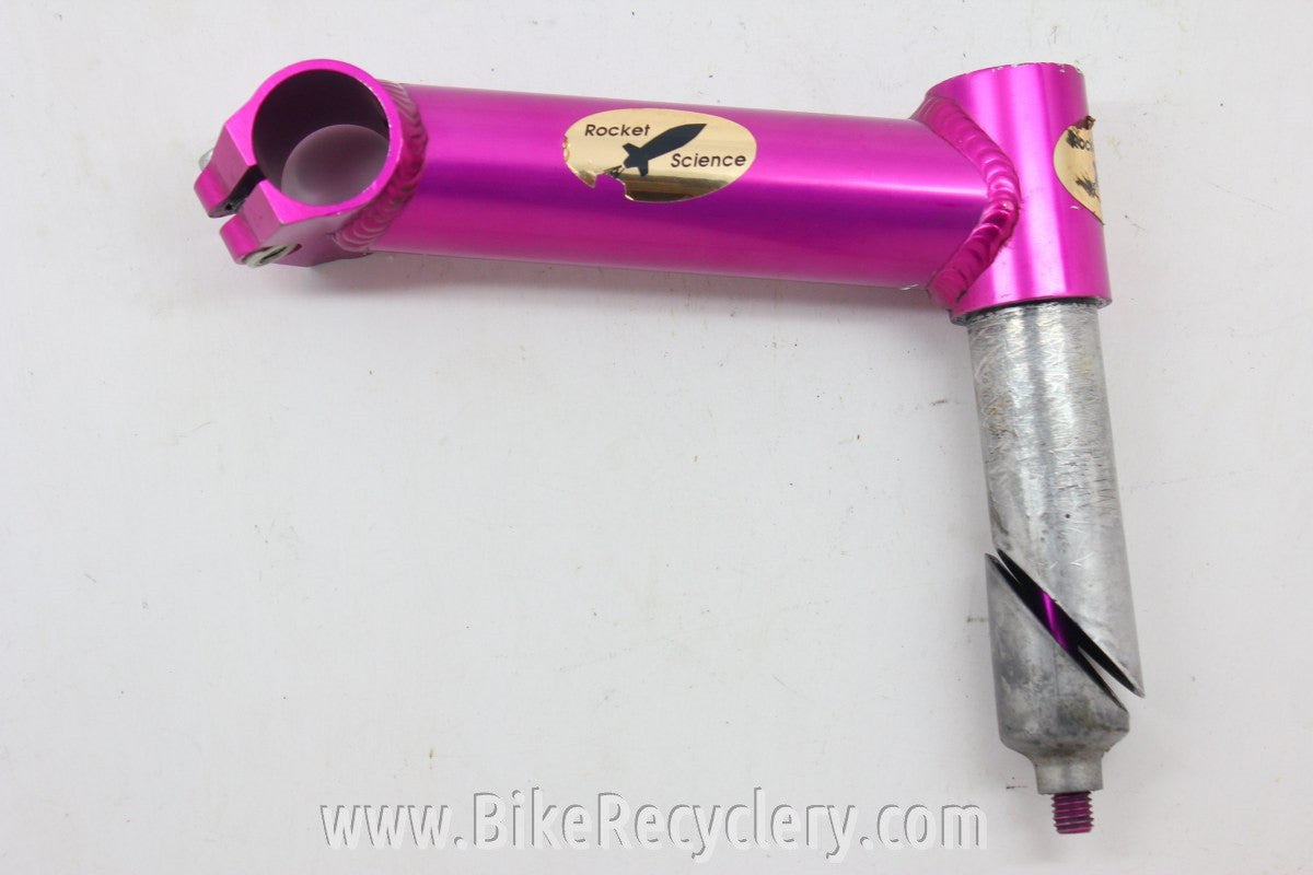 Rocket Science Zero-G Quill Stem: 1 1/8", 135mm x 25.4mm 3dv Purple RARE