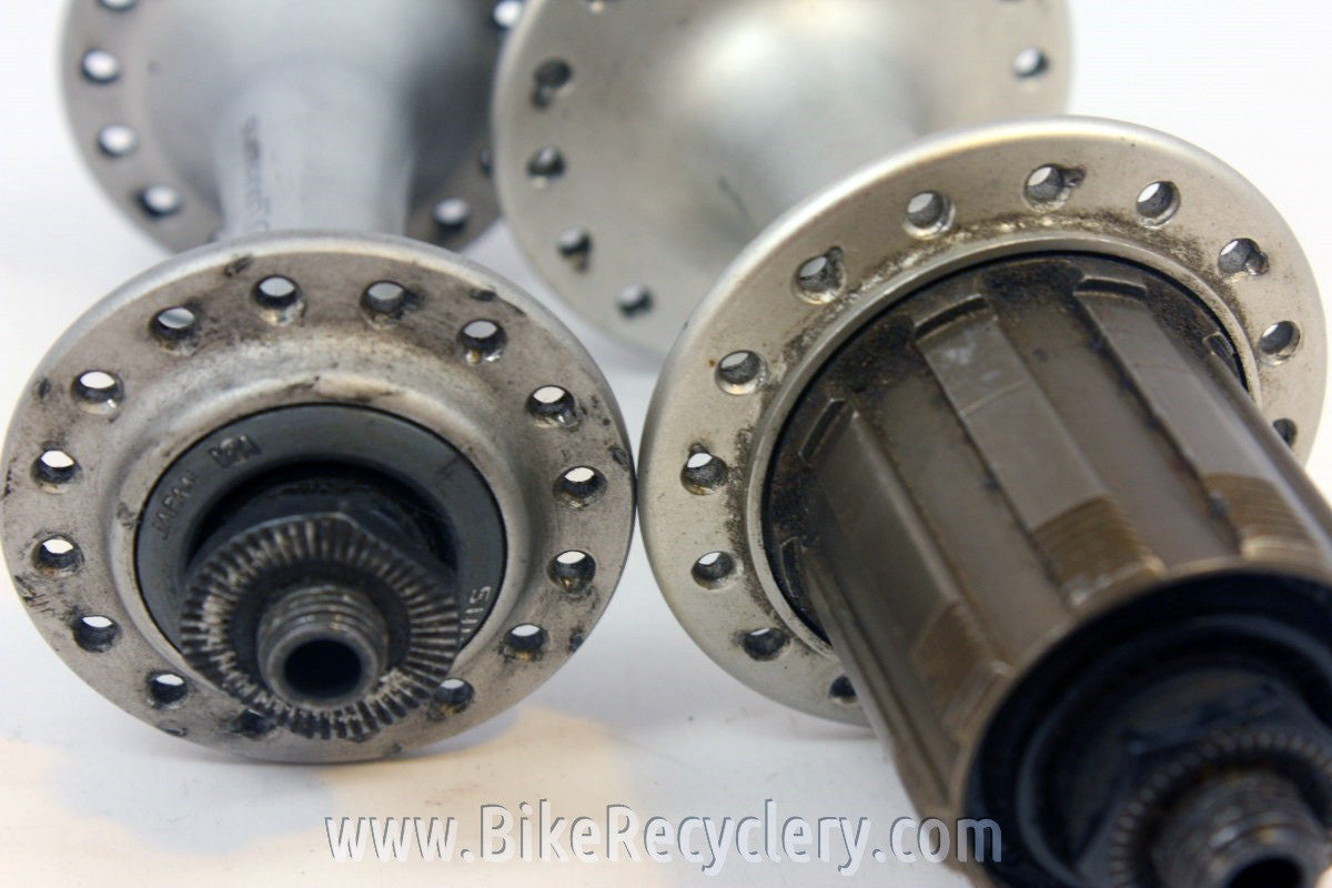 Shimano 105 Hubset: HB-1055 FH-1055, 32H,  7-Speed Cassette