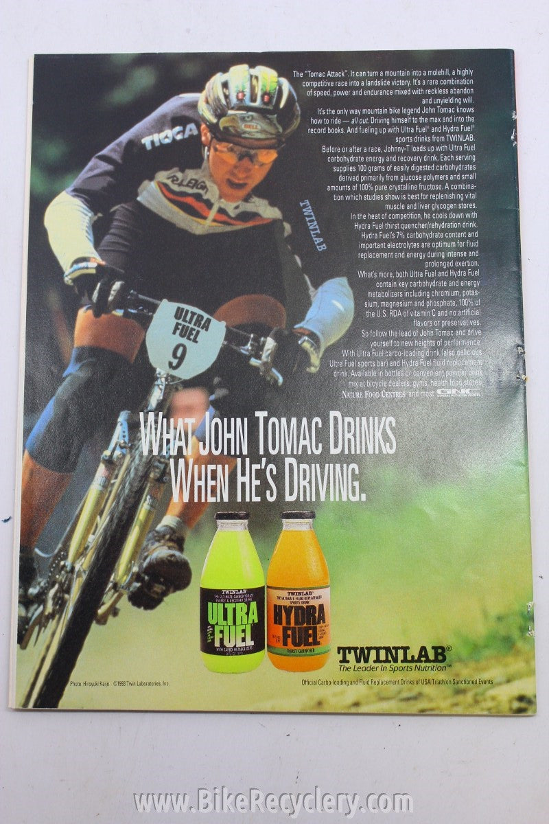 1993 Tour De France Guide Magazine: Miguel Indurain, Velo News