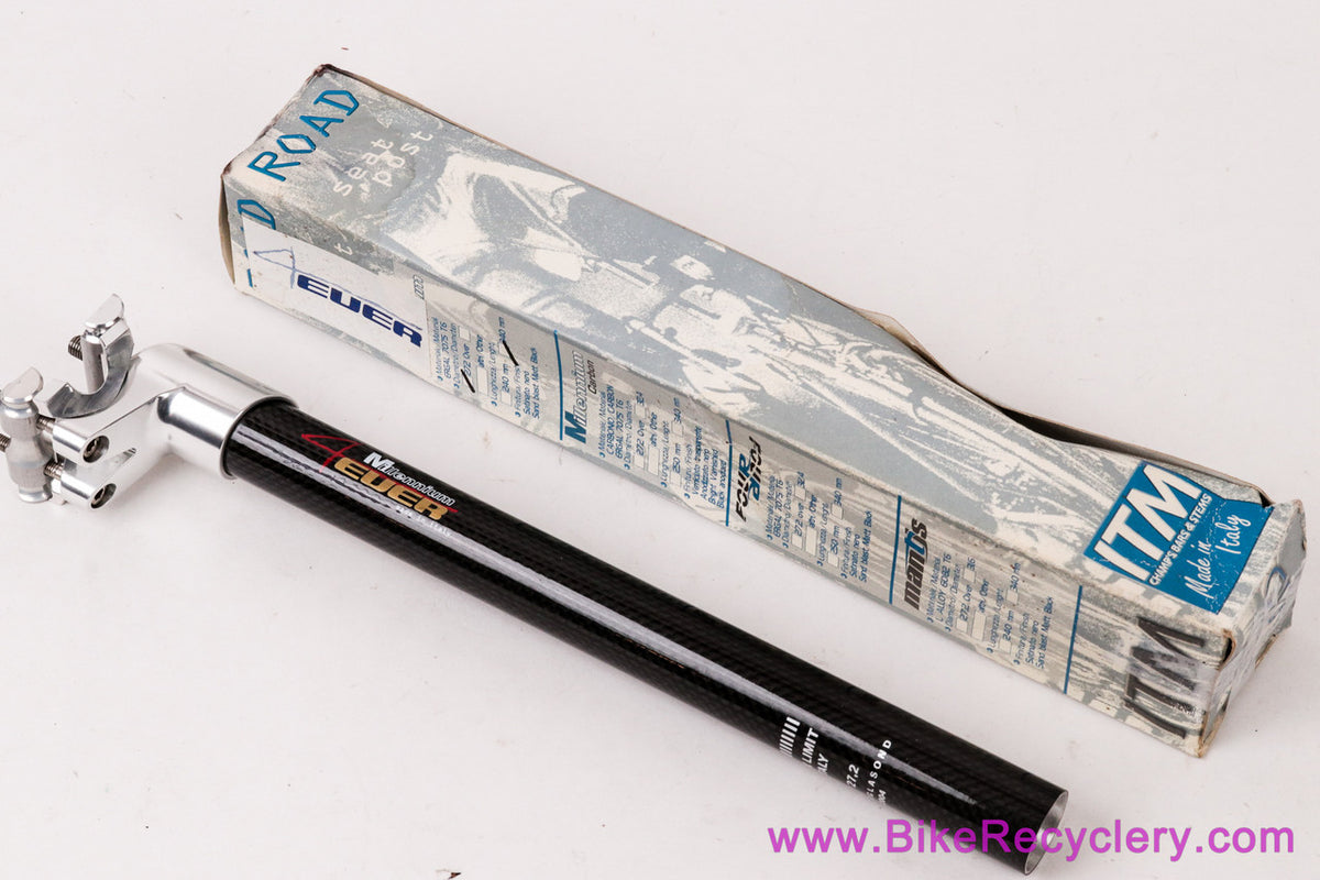 ITM Millenium 4Ever Carbon-wrapped Seatpost: 27.2mm x 340mm - Vintage Early 2000's?
