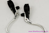Tektro RX 2.0 Inline Cross Top Brake Levers: 23.8mm - Black/Polished (NEW)