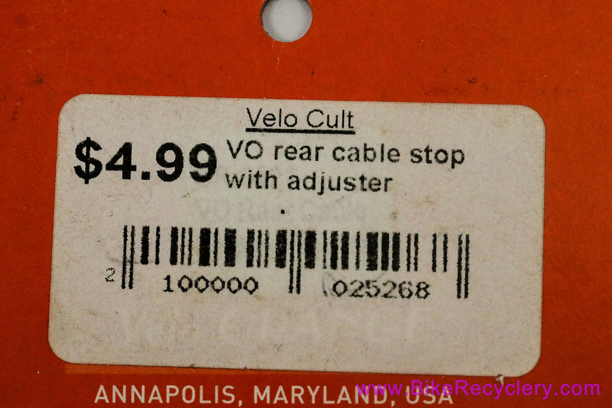 Velo Orange Rear Brake Cable Stop: Adjuster - Attaches to Seatpost Binder Bolt (NEW)