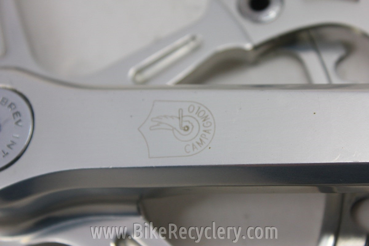 1986 Campagnolo Super Record Crankset: No Flutes, Laser-Etched Logo, 172.5 Exceptional
