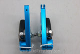 NOS/NIB Crystal Design Power Brakes Set: Blue Anodized