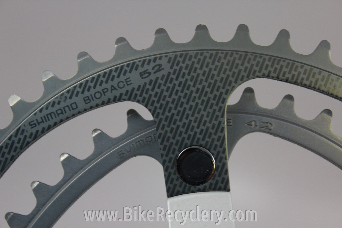 NIB/NOS Shimano Sante Crankset: 165mm, 52/42t White FC-5000