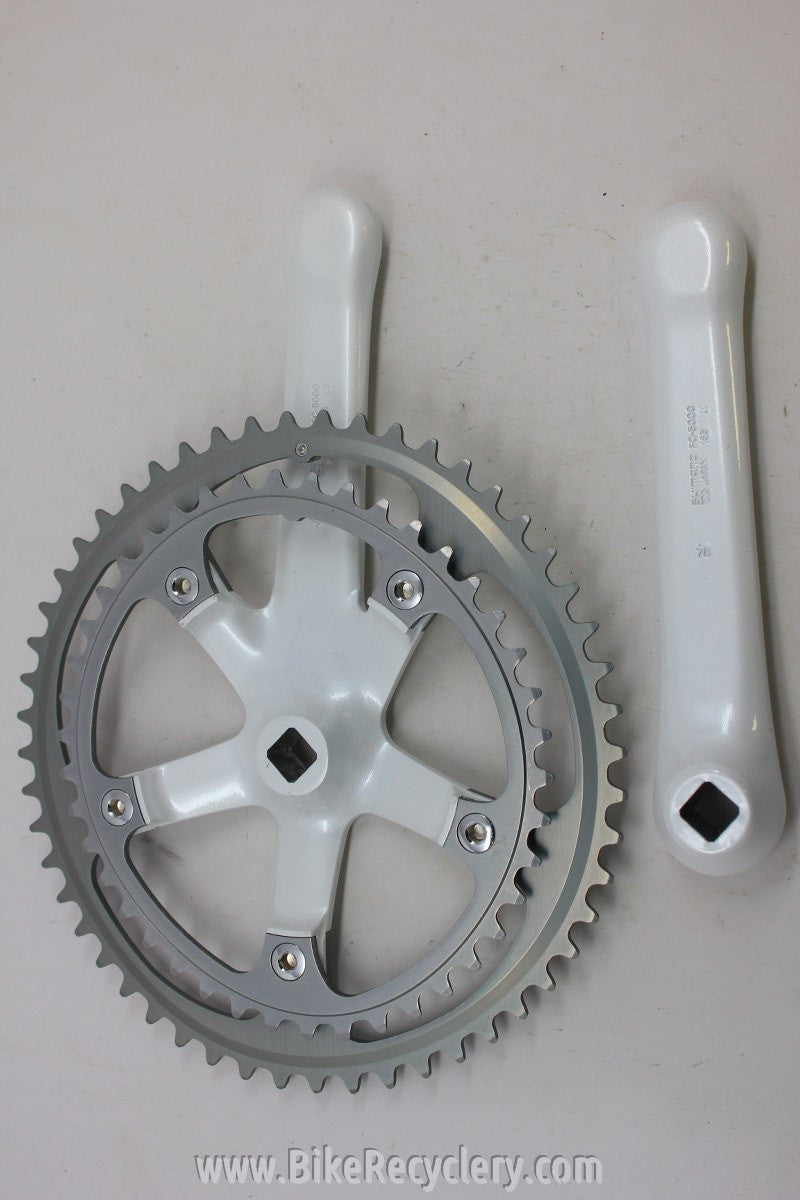 NIB/NOS Shimano Sante Crankset: 165mm, 52/42t White FC-5000
