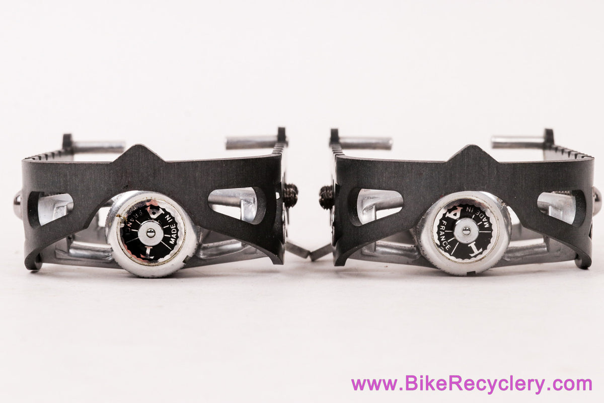 NIB/NOS Specialties T.A. 4690 Strada / Route Pedals: 9/16" BSA - RARE Black Cages - Vintage 1960's 1970's 1980's